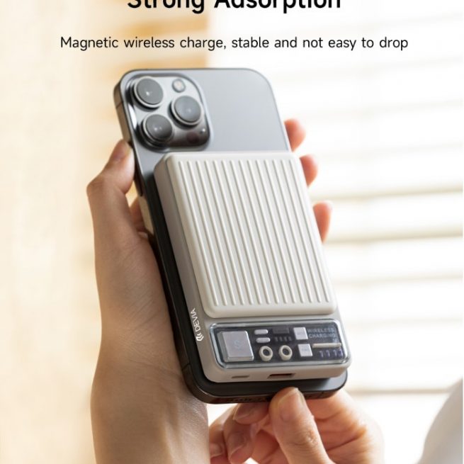 Power bank carica rapida 22.5w wireless magnetico 10.000mah