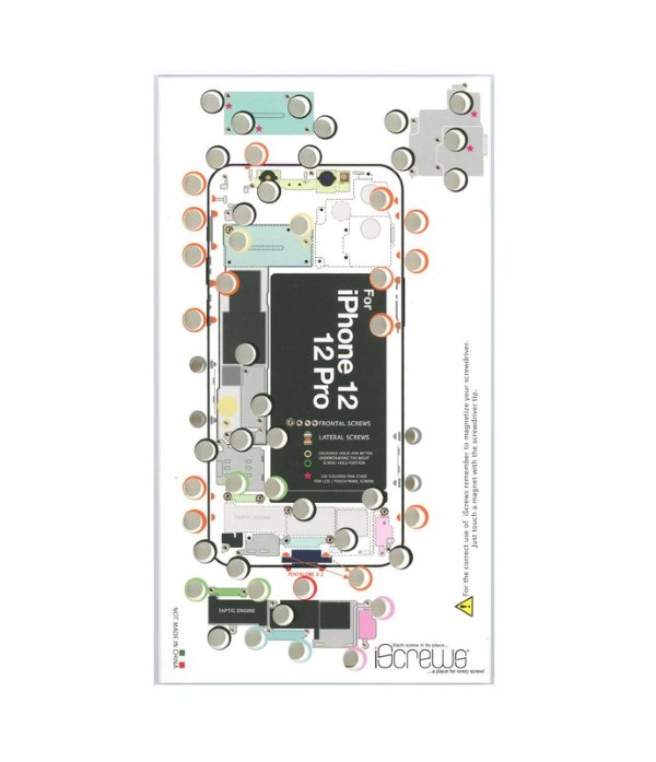 iScrews 12P vassoio per posizionamento viti iPhone 12 12 Pro