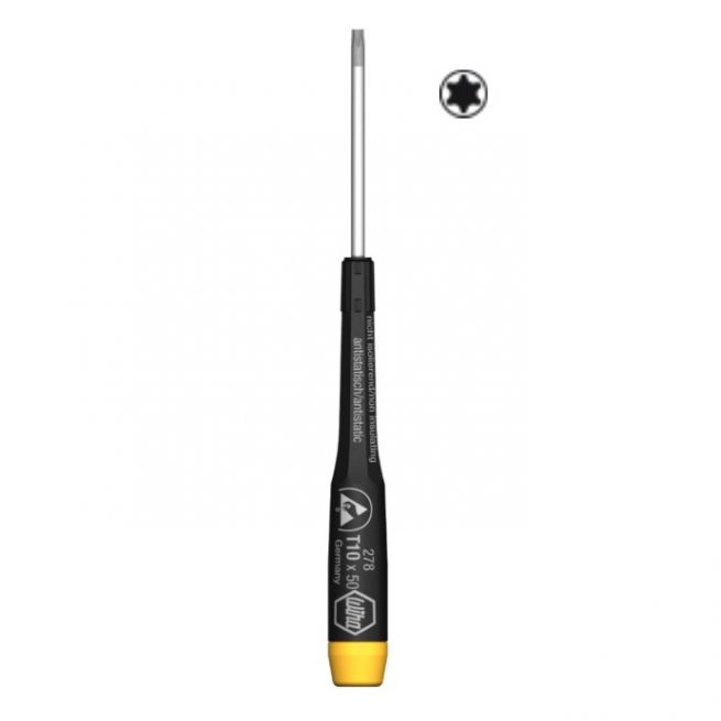 278R Precision ESD T9 x 50 mm Cacciavite di precisione ESD