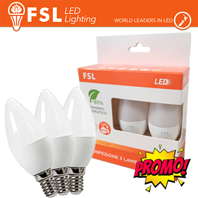 PACK PROMOZIONALE Lampade & Bulbi FL3C376W40K14