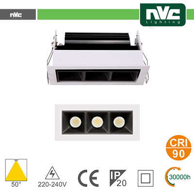 NMTLED52 Illuminotecnica - Interni NV52C3X3W4K50WB