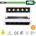 Incasso Multi lampada - 5X3W 970LM 4000K 50° >90CRI