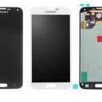 LCD+TOUCH ORIGINALE PER SAMSUNG GALAXY S5 BIANCO GH9715959A