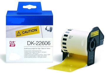 Brother Etichetta Ribon Yellow NCDK22606
