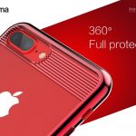Cover Alta Protezione Brightness per iPhone 7 & 8 Rossa