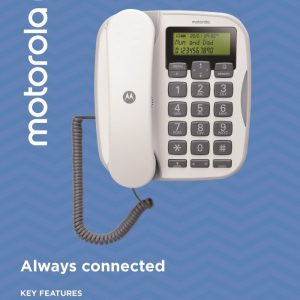 Telefono fisso con Vivavoce e Tasti grandi Motorola CT510
