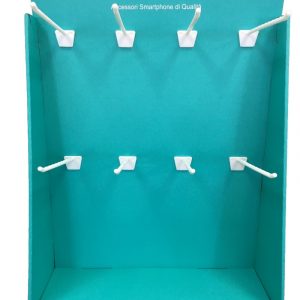 Espositore da Banco 8 Ganci Devia in cartone 391x541x135 mm