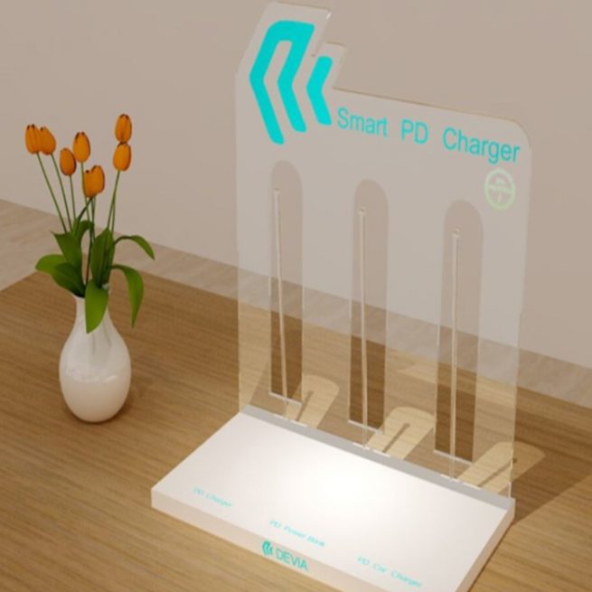 Espositore da banco per set PD Plexiglass