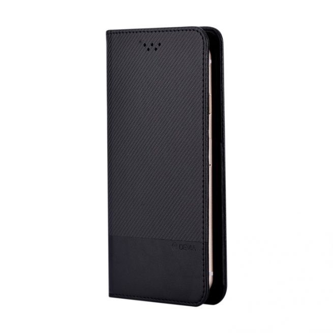 Custodia a Libro Universale per Smartphone 5.5 Pollici Nera