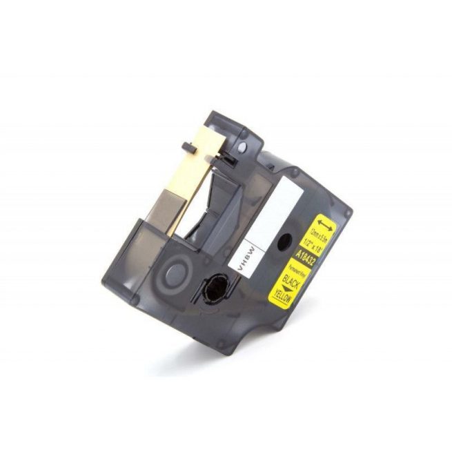 Dymo Etichetta Ribon Black-Yellow NCPD18433