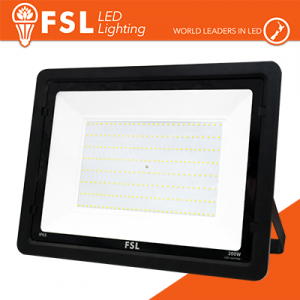 Proiettore per esterni Nero 200W - IP65 115° 4000K