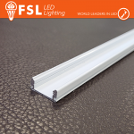 BARRA  ALLUMINIO 6063 - U - 2m BIANCA 2000*17.3(12.3)*7.59