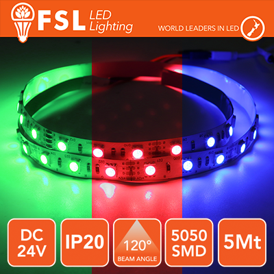 SMD5050 Strisce & Elettronica FLS5024V20IPRGB