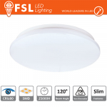 Plafoniera LED 13W 3000K 120° 26x5,5cm CRI80