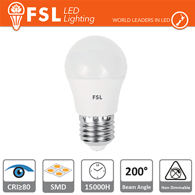 G45 Lampade & Bulbi FLG45B6W40K27