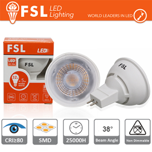 MR16 Lampade & Bulbi FLMR166W65K38