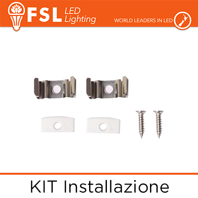 KIT Installazione Profili Alluminio FLPAB-SUR2M