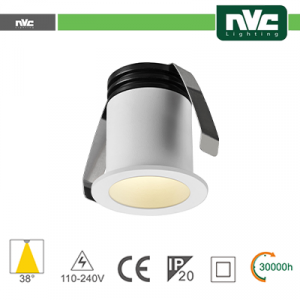 Punto Luce LED 2W 4000K 38° IP20 FORO:35mm