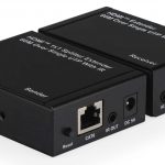 Kit TX-RX Extender HDMI, 60MT UTP, 1080p@60Hz, POE, Loop-Out