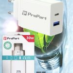 Carica Batterie 30 Watt PD USB A + Type C