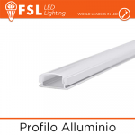 BARRA  ALLUMINIO 6063 - U - 2m SILVER