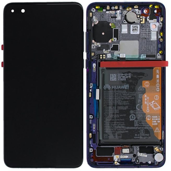 Huawei P40 Pro LCD ELS-NX9 ELS-N09 Blu Service Pack