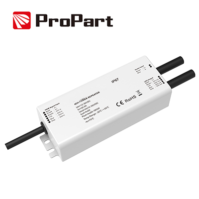 Amplificatore RGB/RGBW IP67 - 20A (4 Canali da 5A), 12-36V