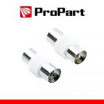 Adattatore antenna TV 75 Ω Spina - Presa 9.5mm