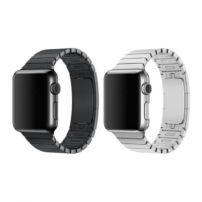 Cinturino Apple Watch 4 serie 44mm Elegant Series Link Silve