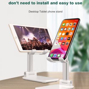 Supporto Regolabile a libro per Tablet e Smartphone Nero