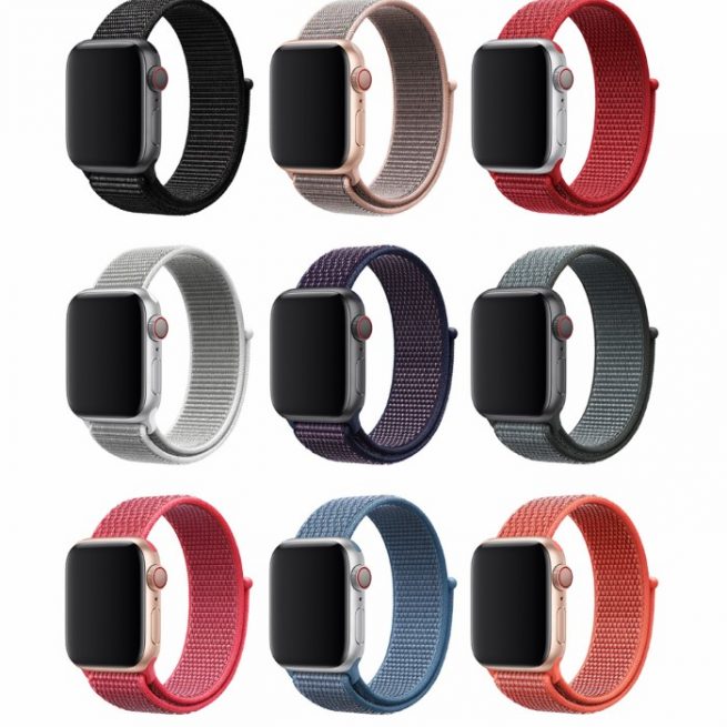 Cinturino Apple Watch 4 serie 40mm Delux Sport 3 Pink Sand