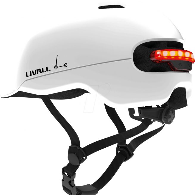 Navee Monopattini Elettrici e Livall Caschi Smart NERO LI-C20WHT-M