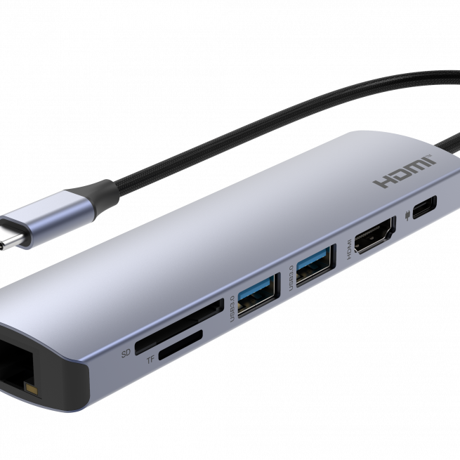 Adattatore da USB-C a HDMI, 4K60Hz , HDR + USB3.0-3.1-3.2
