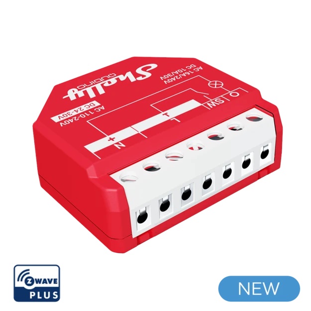 Shelly - Smart Home Automation Rosso SH-QBWAV1PM