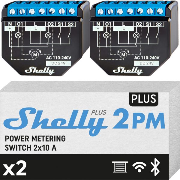 Shelly Shelly - Smart Home Automation SH-PLUS2PM2P