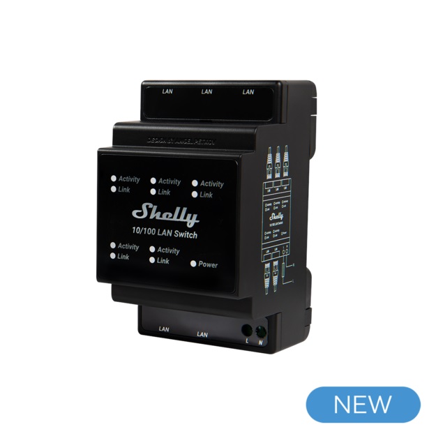Shelly - Smart Home Automation NERO SH-LANSW
