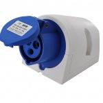 Presa a muro Indust. CEE 16A-6h 2P+T 220-250V IP44