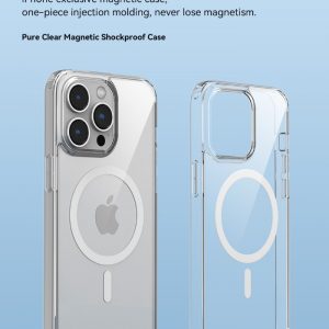 Custodia magnetica Magsafe trasparente in TPU per iPhone 13