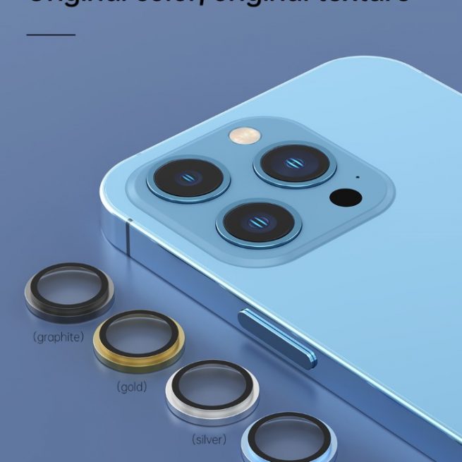 Protezione fotocamera in cristallo iPhone 13P & 13PM Blue