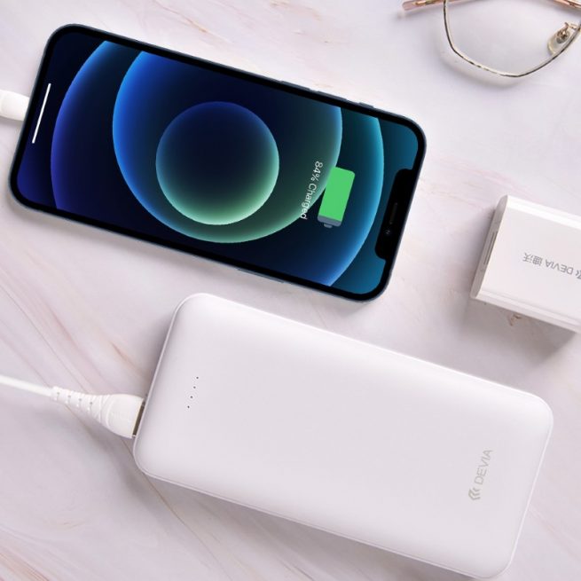 Power Bank Guardian 20.000 mAh 2 Uscite 5 volt 2.1A. Bianco