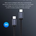 Cavo Devia da Tipo-C a Tipo-C PD 60W Alta velocita 1 Metro