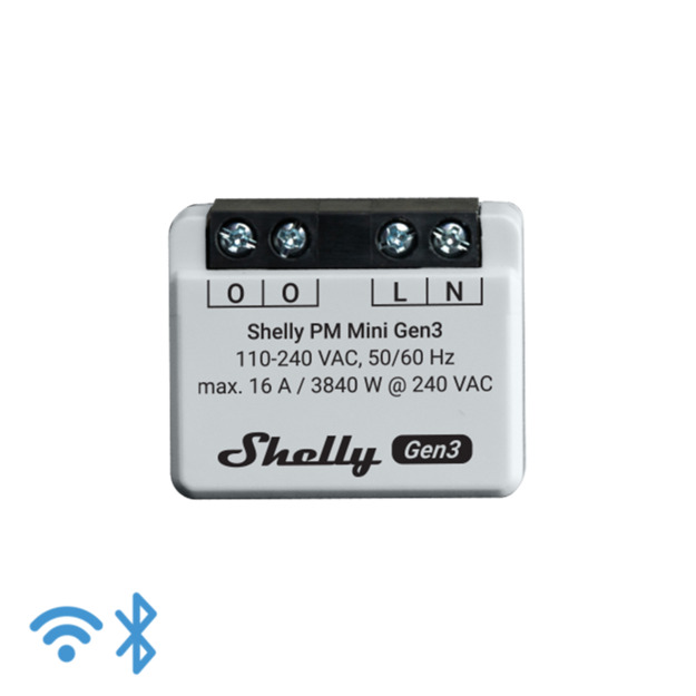 Shelly - Smart Home Automation Grigio SH-MINIPPMG3