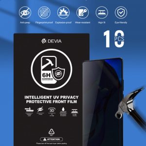 Pellicole Privacy 0,25mm UV Durezza 6H Ideale schermi Curvi scatola da 10 pezzi