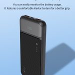 Power bank completamente compatibile 22,5 W con display digitale 10000 mAh Nero