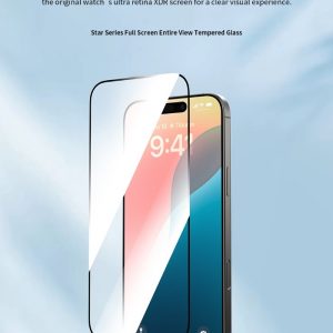 Pellicola in vetro temperato full screen per iPhone 16