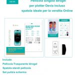 Pellicola Singola Idrogel per plotter Devia inclusa spatola