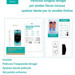 Pellicola Singola Idrogel per plotter Devia inclusa spatola