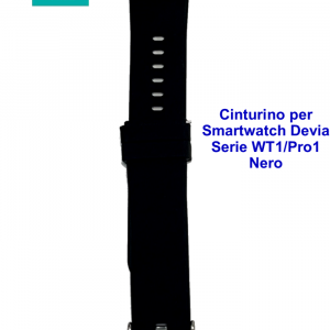 Cinturino per smartwatch Devia Serie WT1 / Pro1 Nero