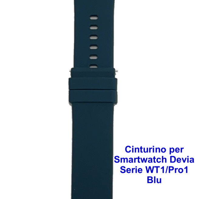 Cinturino per smartwatch Devia Serie WT1 / Pro1 Blu