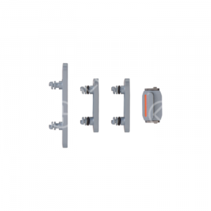 Set pulsanti laterali per iPhone 15/15 Plus blu